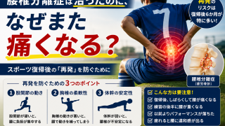 腰椎分離症は治ったのに、なぜまた痛くなる？｜スポーツ復帰後の「再発」を防ぐために