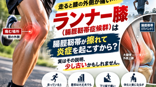【帯広・ランナー膝】膝の外側が痛いのは「腸脛靭帯が擦れているから」？研究から考える本当の仕組み